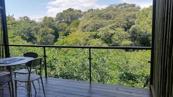 Panoramic Quadruple Room, 2 Double Beds, Mountain View | Terrace/patio