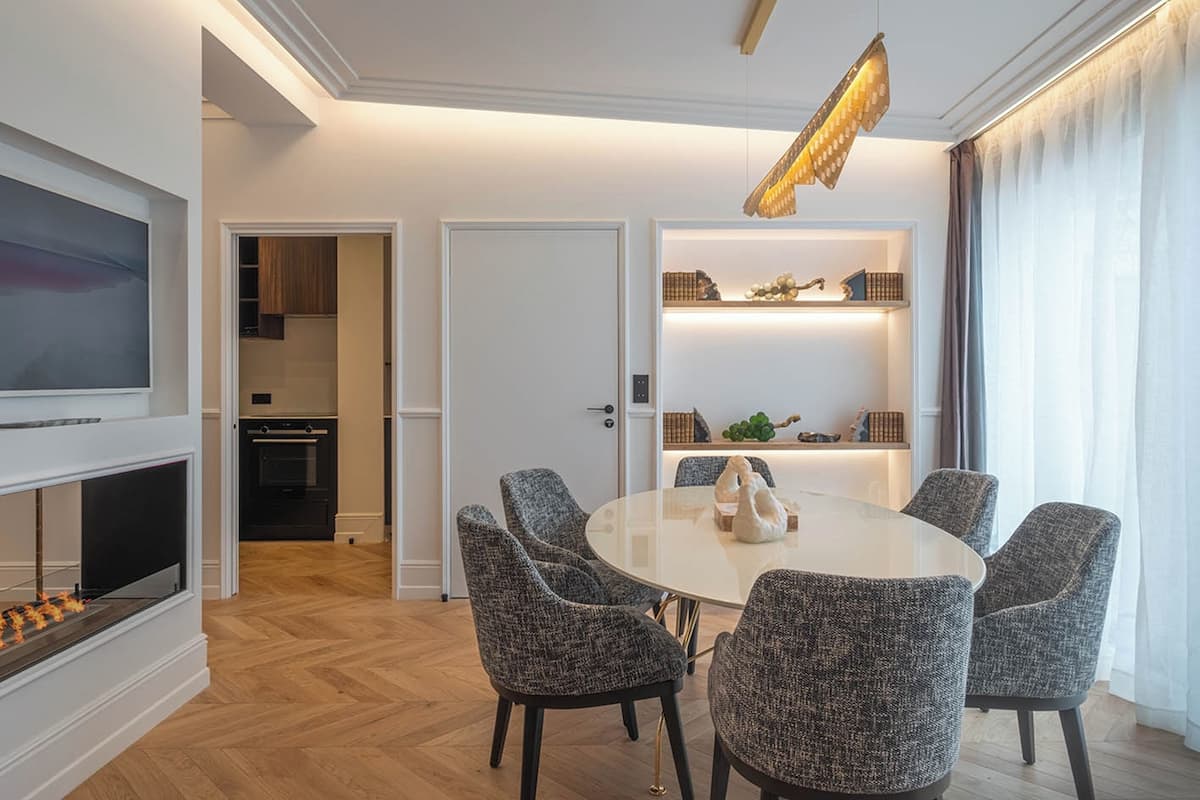 presidential suite (montesquieu) | private kitchen | espresso maker, coffee/tea maker, electric kettle, cleaning supplies