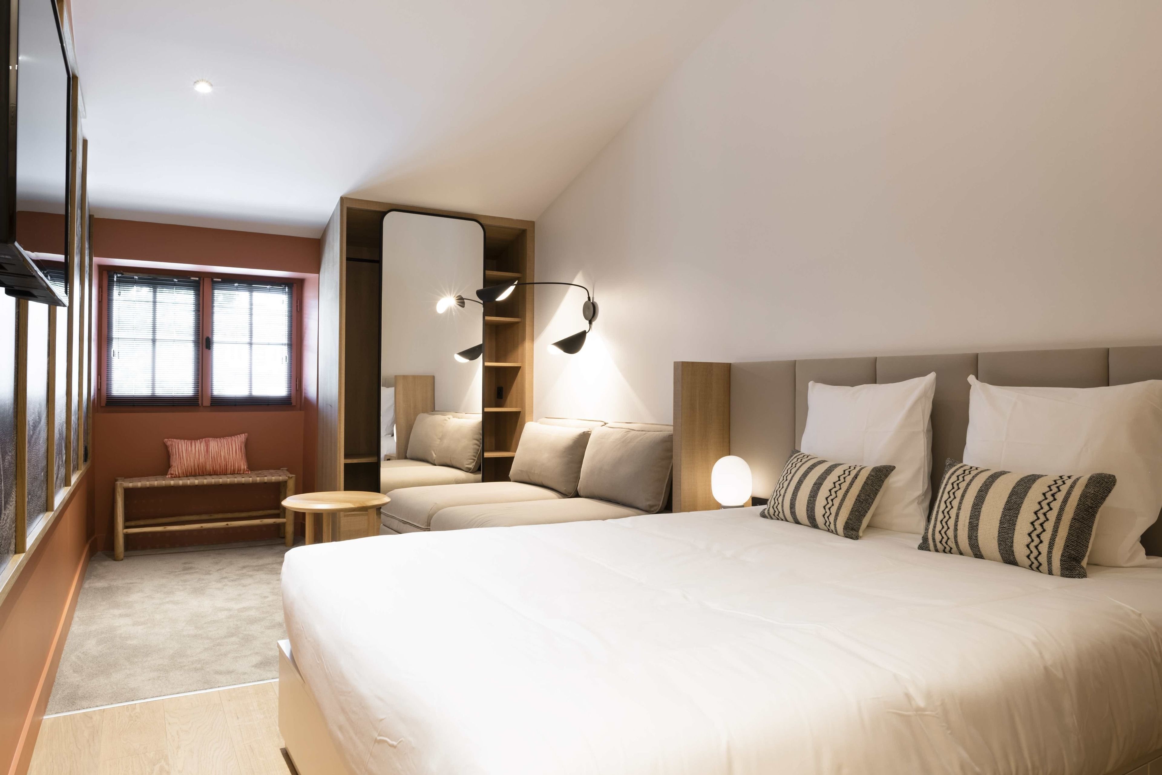 Individually decorated, individually furnished, blackout drapes