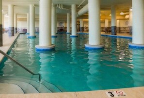 Indoor pool, outdoor pool