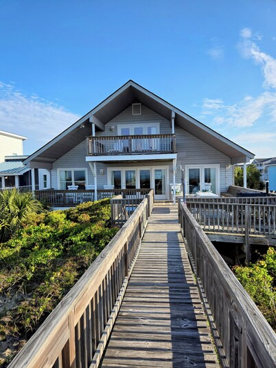 Oceanfront House 5BR/5BA-Newly Updated-Ramp No Steps-Linens Included-Large Decks