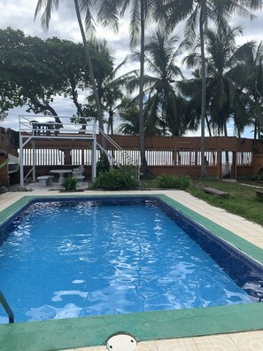 Deluxe Double Room, 1 King Bed, Non Smoking | Terrace/patio - Gallina E Palo Beachfront Hotel (Jacó)