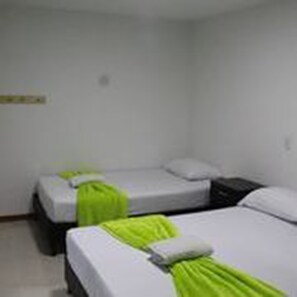 Blackout curtains, iron/ironing board, free WiFi, bed sheets