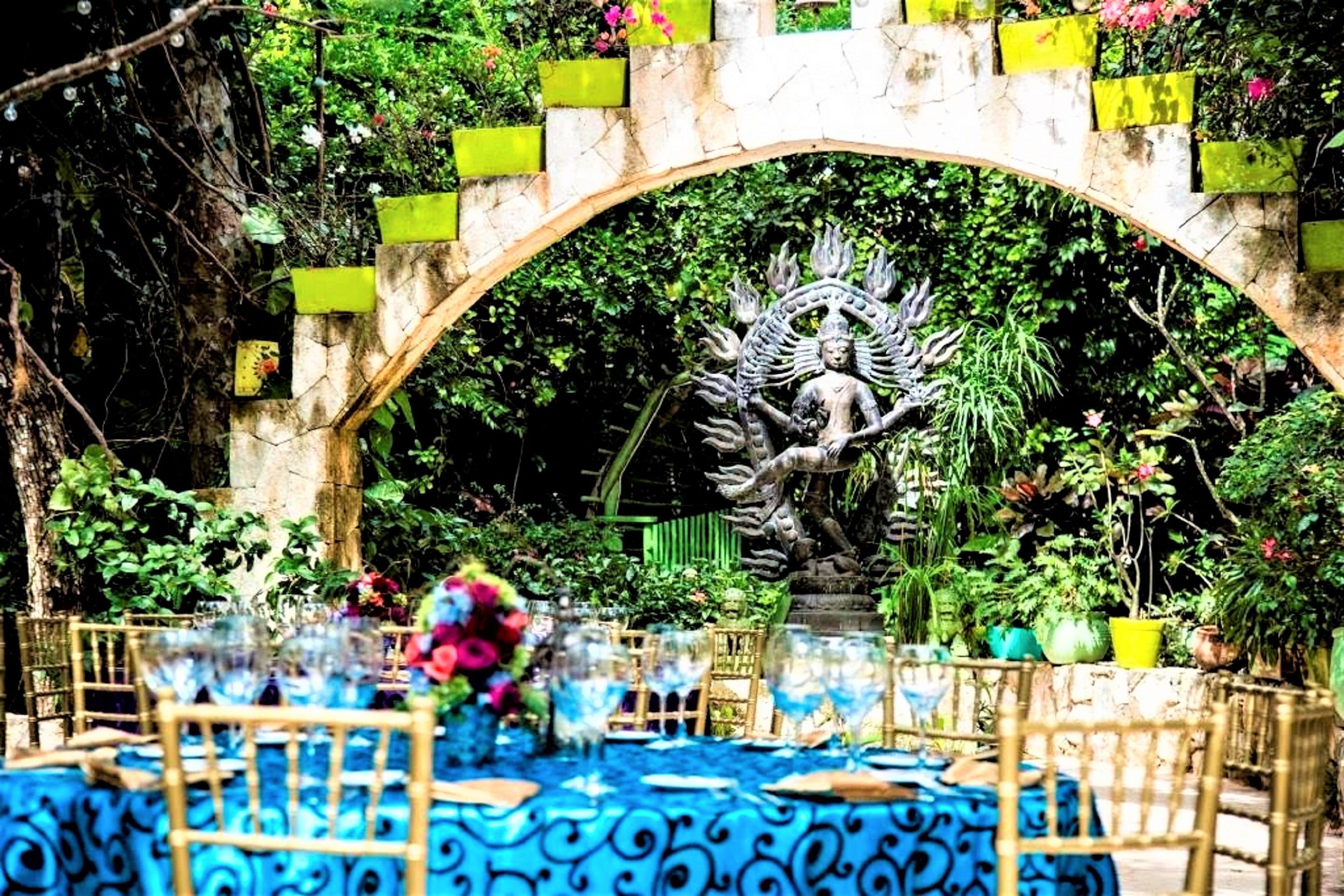 Utendørs bankettområde