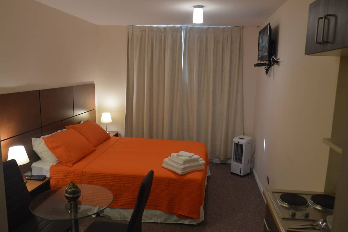 Minibar, blackout curtains, iron/ironing board, free WiFi