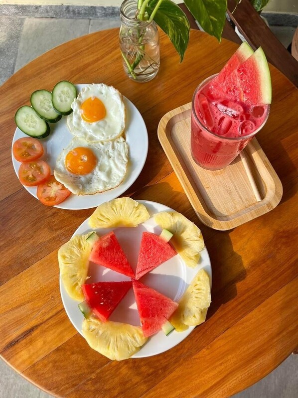 Breakfast meal - Soleil House (Hue)