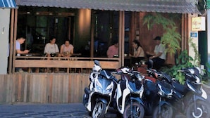 A building with a sign reading "Soleil House". - Soleil House (Hue)
