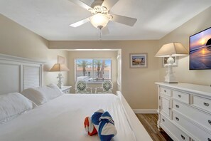 2 bedrooms, iron/ironing board, travel cot, WiFi