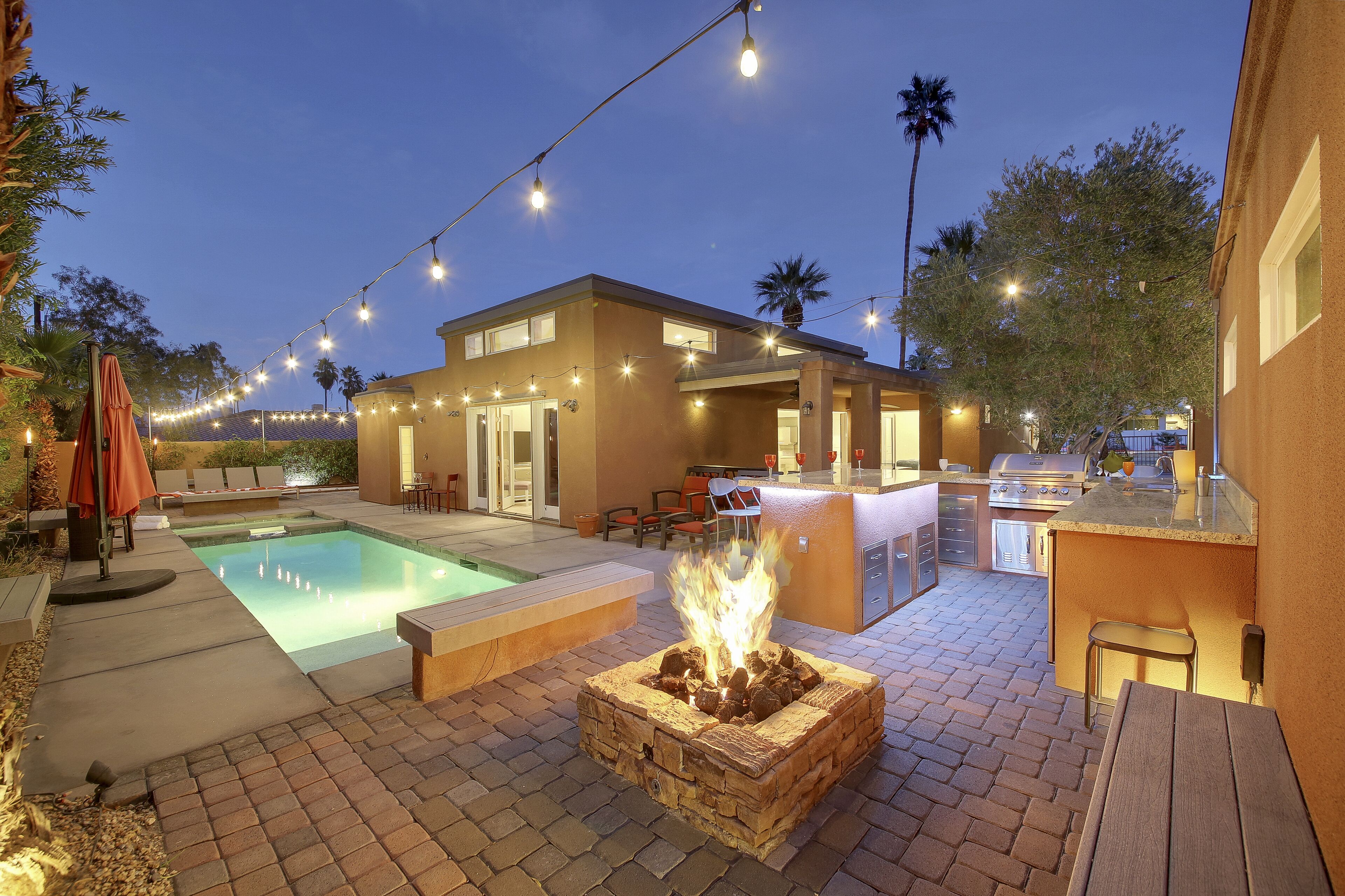 Villa Agave: #066305 4BR Pool, Spa, Games, BBQ!