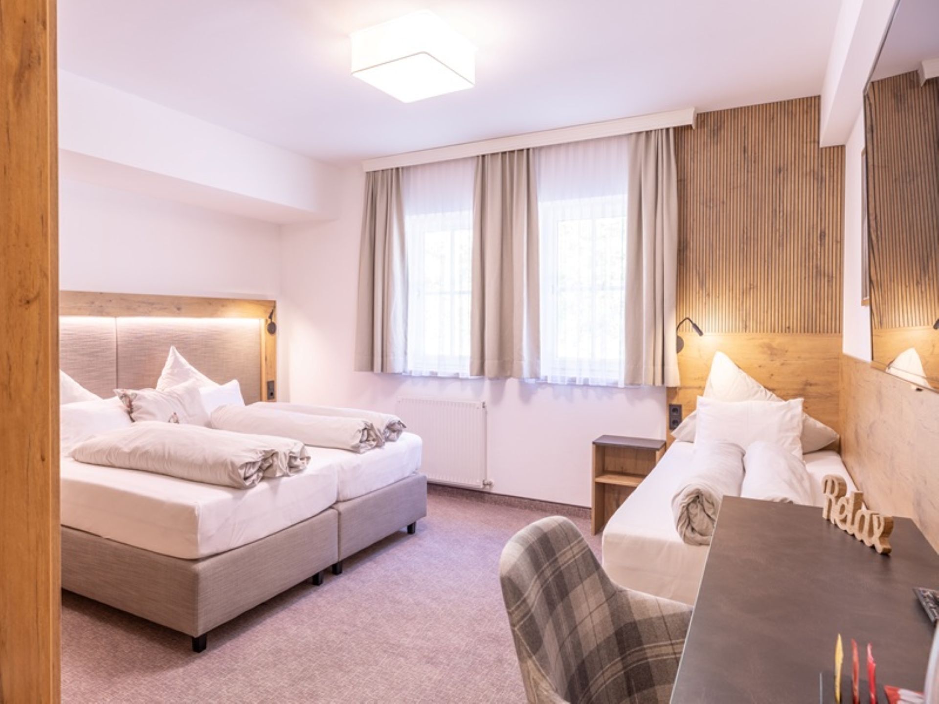 Spacious Triple Room - Back-Facing