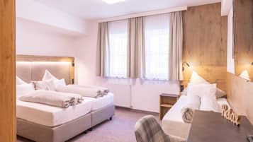 Spacious Triple Room - Back-Facing | Premium bedding, minibar, individually decorated, individually furnished