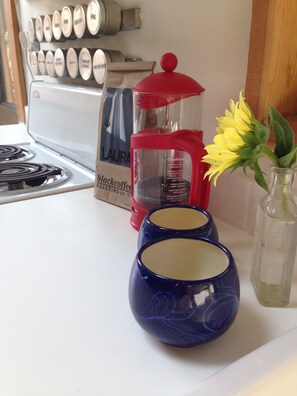 Kaffe och/eller kaffebryggare