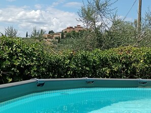 Pool - Your panoramic house in Tuscany between vineyards and olive groves. (Barberino Val d'Elsa)