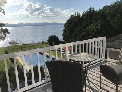 Luxury home on Lake Champlain, with pool, hot tub, kayaks, and much more