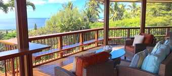 Wailea Custom Home, Pool, Panoramic Ocean View, Waterfalls - Maui Ocean Palms