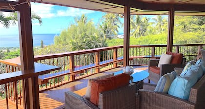 Wailea Custom Home, Pool, Panoramic Ocean View, Waterfalls - Maui Ocean Palms