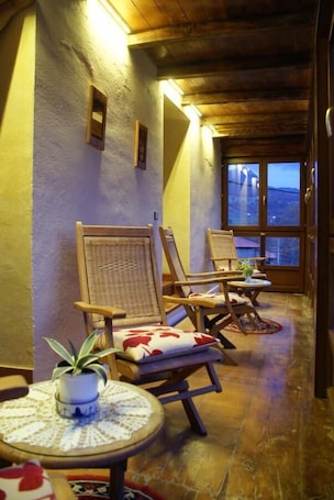 Triple Room, Private Bathroom | Balcony view. Posada el Mirador