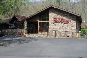 Exterior - Downtown, nice furnishings, clean and cozy w/ fireplace, indoor & outdoor pools. (Gatlinburg)