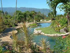 Property grounds - Hanalei Bay Resort Ocean Front Unobstructed Bali Hai View!  (princeville)