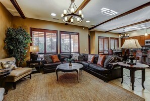 تلفزيون، مدفأة، ألعاب فيديو، كُتُب