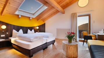 Suite | Brankas, tempat tidur lipat/tambahan, Wi-Fi gratis, dan seprai linen