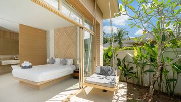3-Bedroom Villa with Private Pool | Premium bedding, in-room safe, individually decorated
