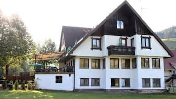 Overnatningsstedets facade