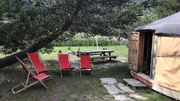 Comfort Cabin, Berbilang Katil, Non Smoking | Teres/patio