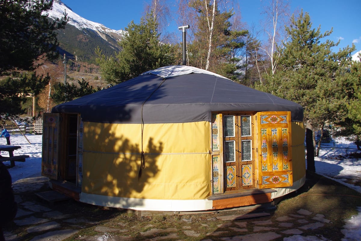 Cabaña Confort, varias camas, para no fumadores | Vista desde la habitación