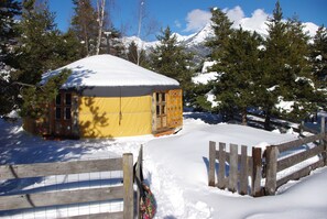 Comfort Yurt | View from room - Yourtes de Montagnes Insolites (Val-Cenis)