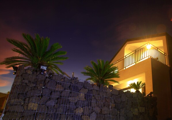 Front of property - evening/night