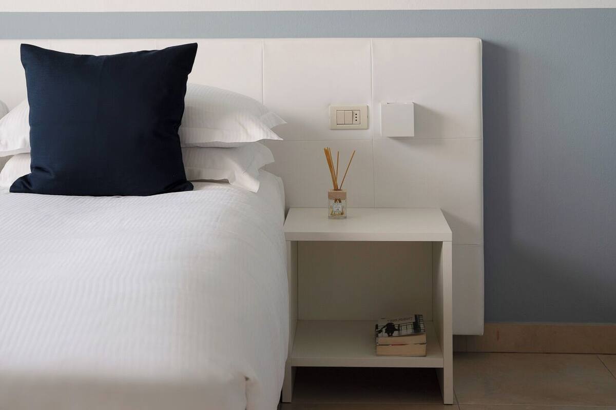 Draps en coton égyptien, couette en duvet d'oie
