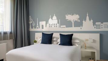 Standard Room | Egyptian cotton sheets, down comforters, memory foam beds, minibar