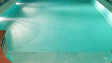 Indoor pool, a heated pool