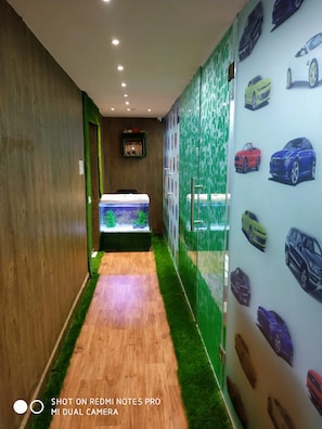 Interior entrance