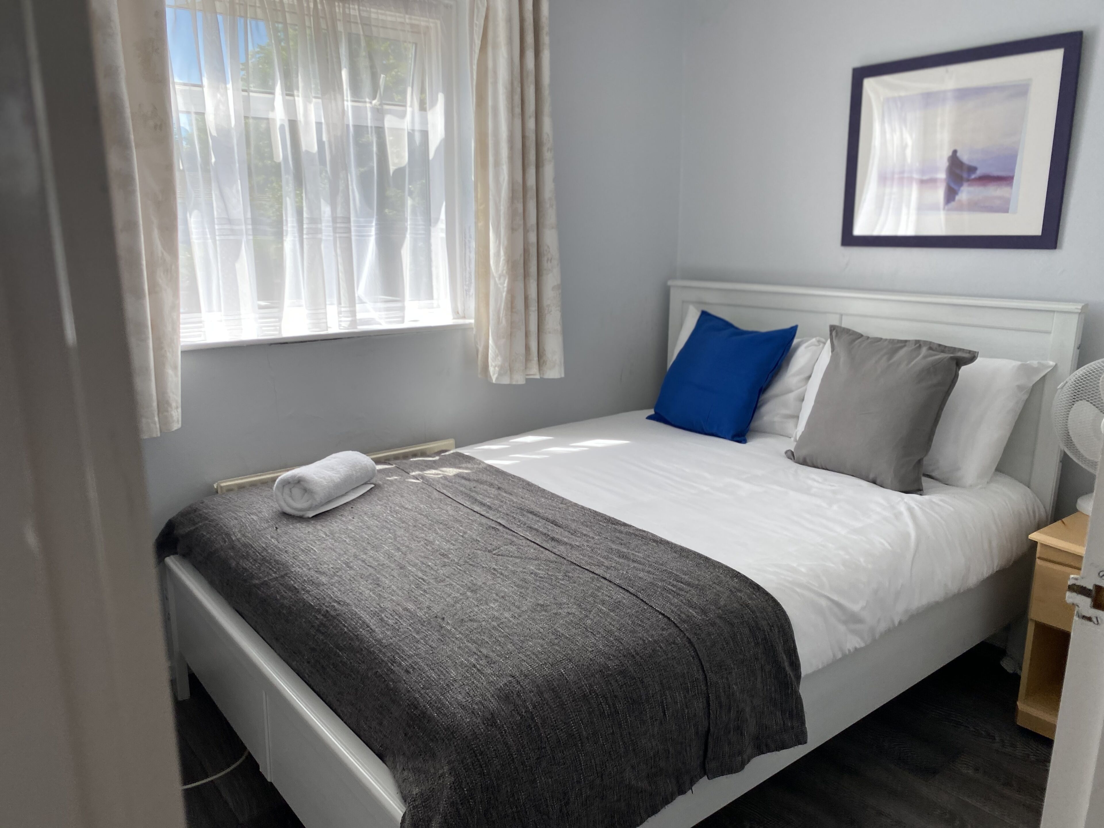 Casa, baño privado, vista al jardín | 3 habitaciones, ropa de cama hipoalergénica y insonorización 