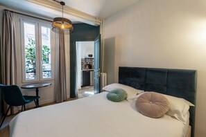 Lägenhet Classic - 1 sovrum | Individuell inredning, unika möbler, skrivbord och ljudisolering