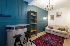 Lägenhet Classic - 1 sovrum | Vardagsrum | Platt-tv