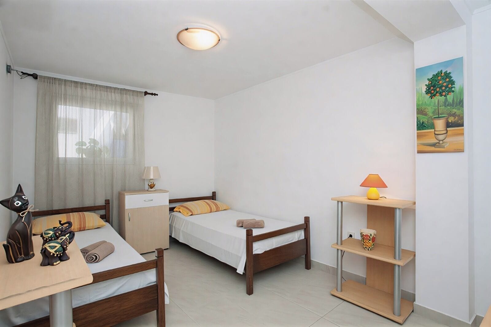 Apartment, 2 Schlafzimmer, Terrasse | Schallisolierte Zimmer, kostenloses WLAN, Bettwäsche