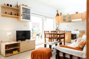 Apartment, 1 Schlafzimmer, Terrasse | Wohnbereich