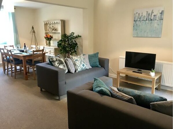 Flat-screen TV - Osney Island House (Oxford)