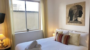 Apartamento, 1 quarto | 1 quarto, Wi-Fi de cortesia, roupa de cama
