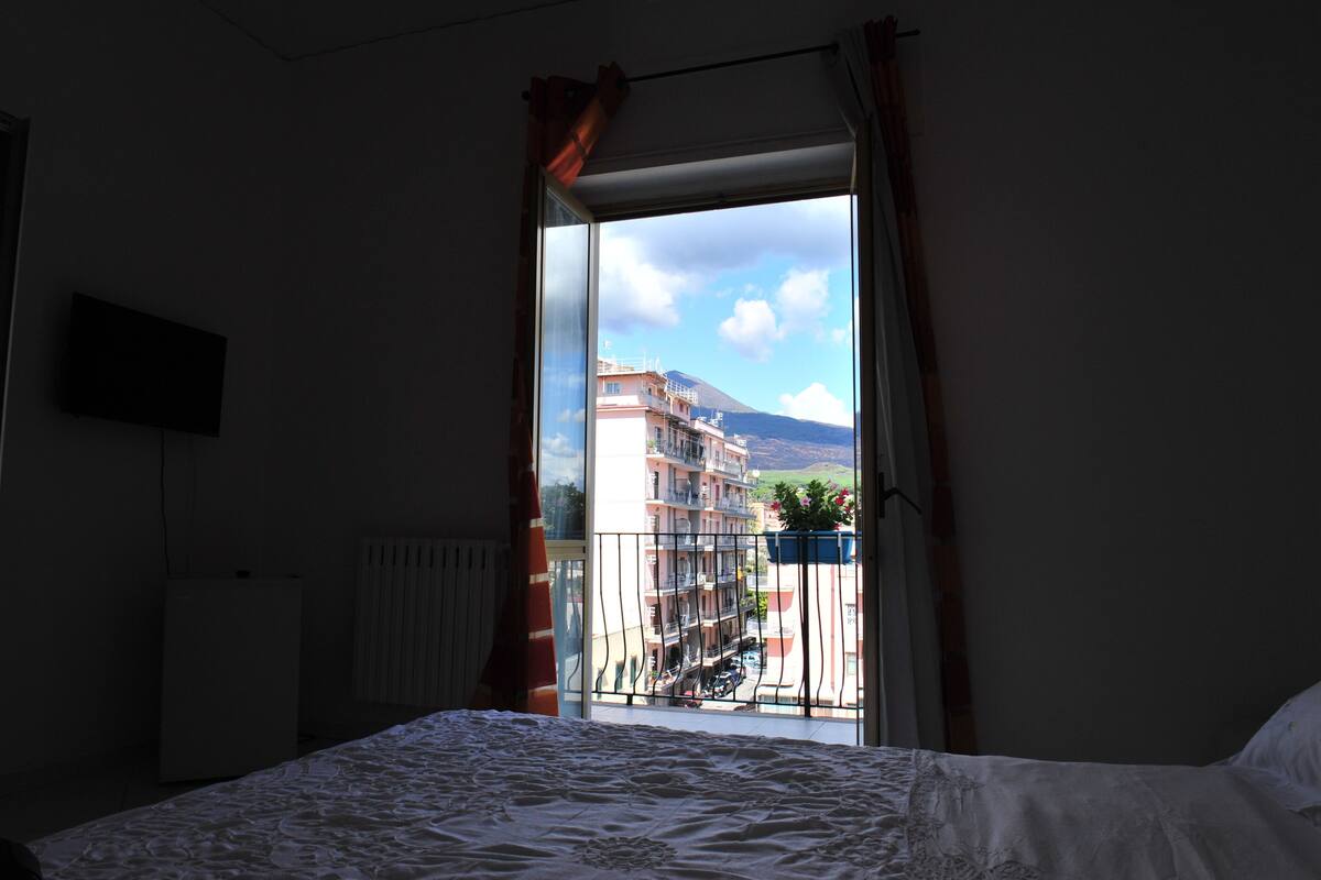 Quadruple Room, Balcony, Mountainside | Premium bedding, blackout drapes, iron/ironing board, free WiFi