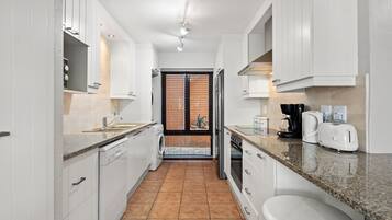 Classic Triple Room, 3 Bedrooms (Premier) | Private kitchen | Fridge, microwave, electric kettle, toaster
