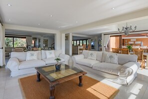 Luxury Villa, 5 Bedrooms, Private Pool | Living area | TV