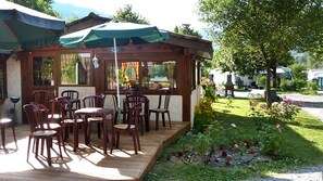 Terrace/patio - Camping La Ribière (Annot)
