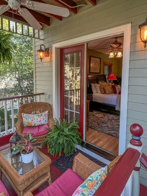 Superior Double Room, 1 Queen Bed, Patio, Courtyard View | Terrace/patio - Cedar House Inn (St. Augustine)
