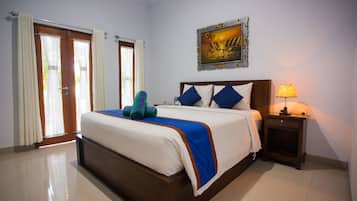 Standard-Doppelzimmer, 1 Queen-Bett, Gartenblick | Zimmerausstattung