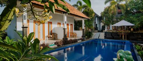 Voorkant van accommodatie