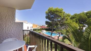 Apartament, 1 dormitori, balcó | Terrassa o pati